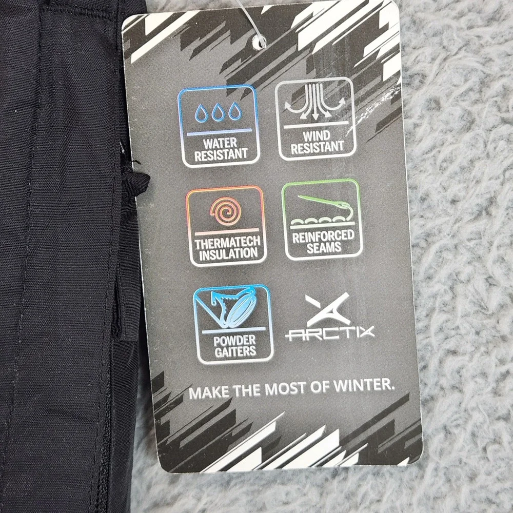 Arctix Thermatech Insulated Pants Mens XL Black Winter Ski Water/Wind‎ Resistant